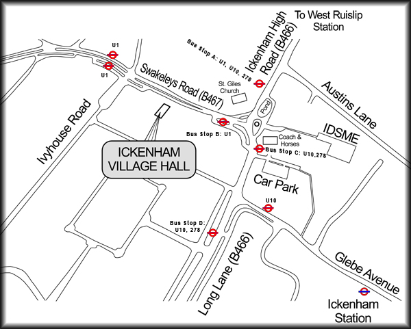Map of Ickenham